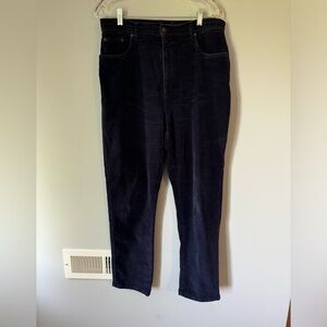bill blass size 12 blue corduroy jeans